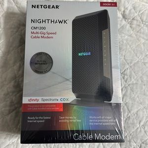 NETGEAR Nighthawk CM 1200 Mult-Gig Speed Cable Modem